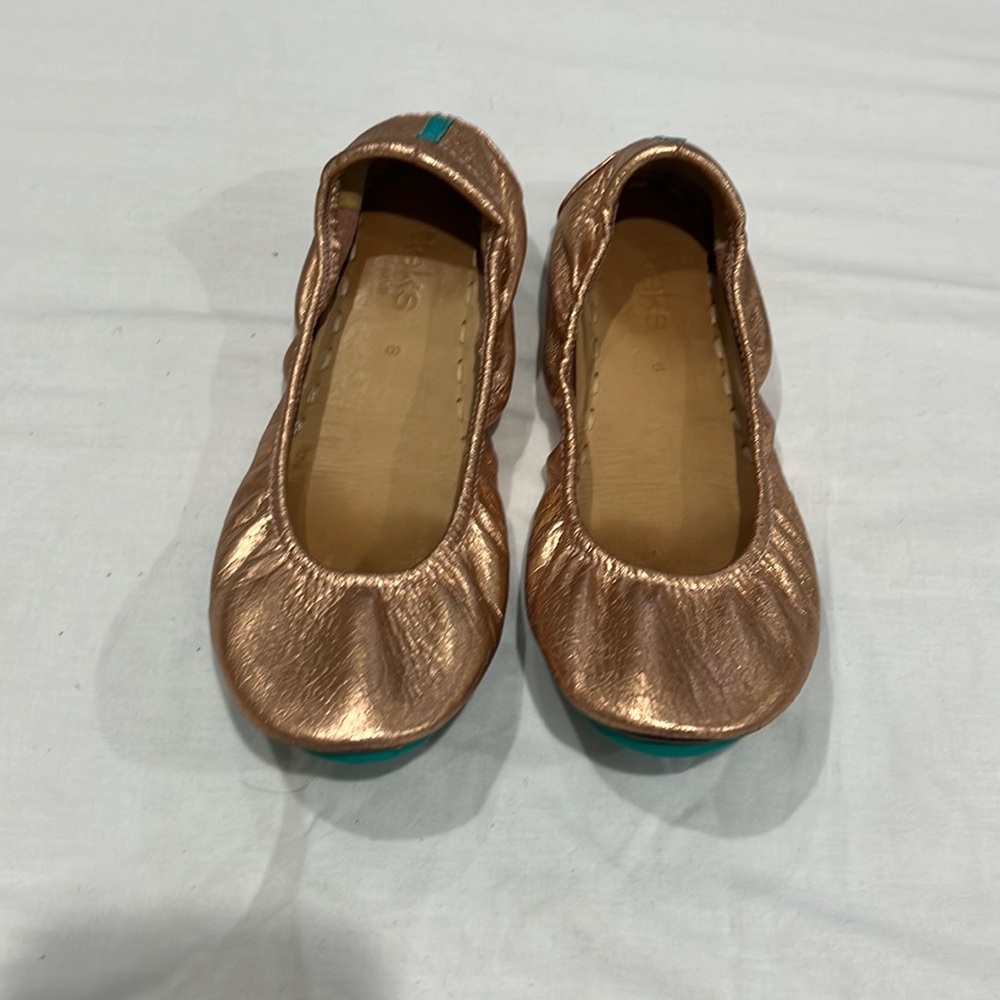 Tieks Rose Gold Glam sz 8
